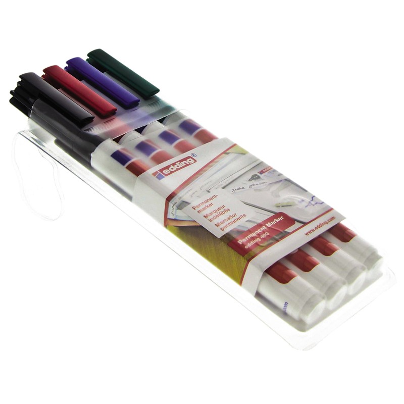 1 Set - Edding Extra Fine Tip Assorted Marker Pen