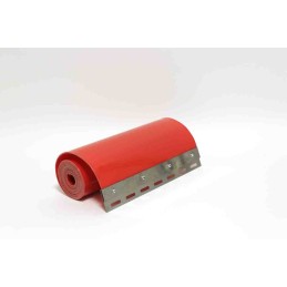1 pcs - RS PRO Red 5m PVC STRIP CURTAINS, 400mm x 4mm