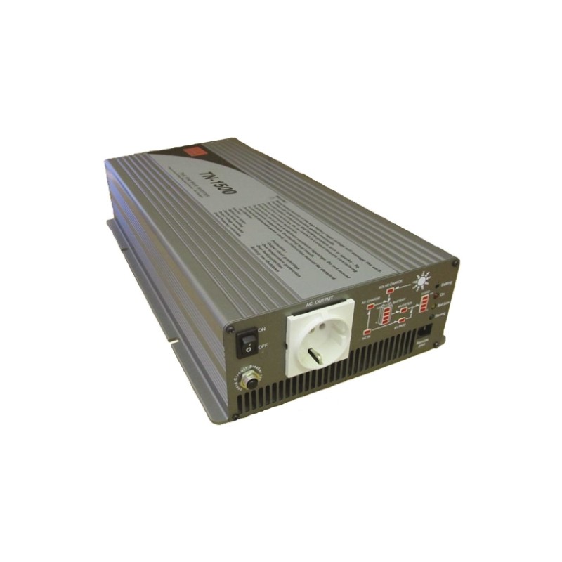 1 pcs - MEAN WELL Pure Sine Wave 1500W Power Inverter, 42 - 60V dc Input, 230V ac Output