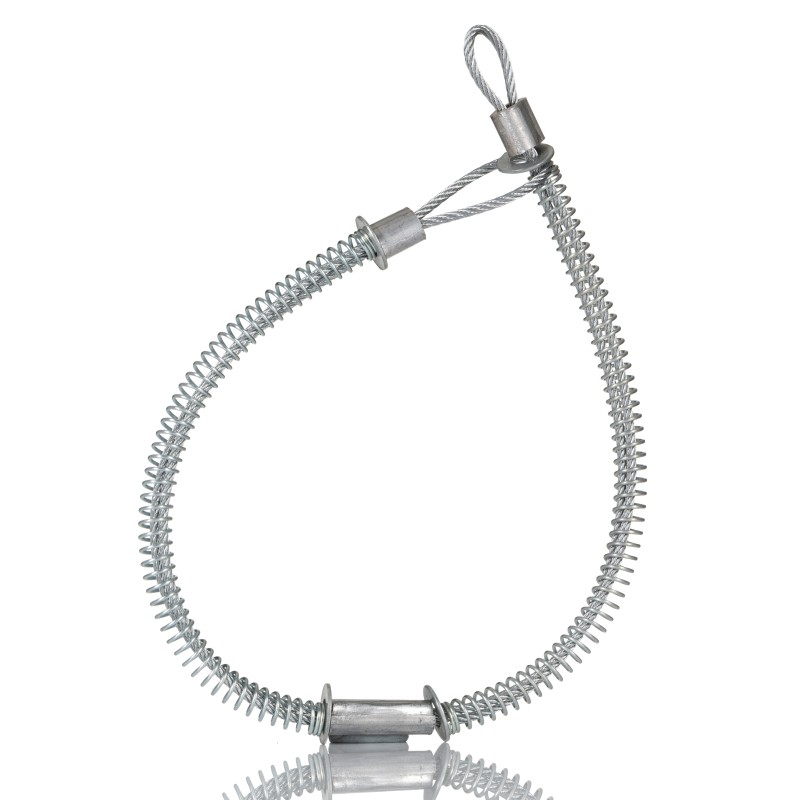 1 pcs - RS PRO 540mm Long Galvanised Steel Hose Whipcheck, 1/2in Hose Size Compatibility