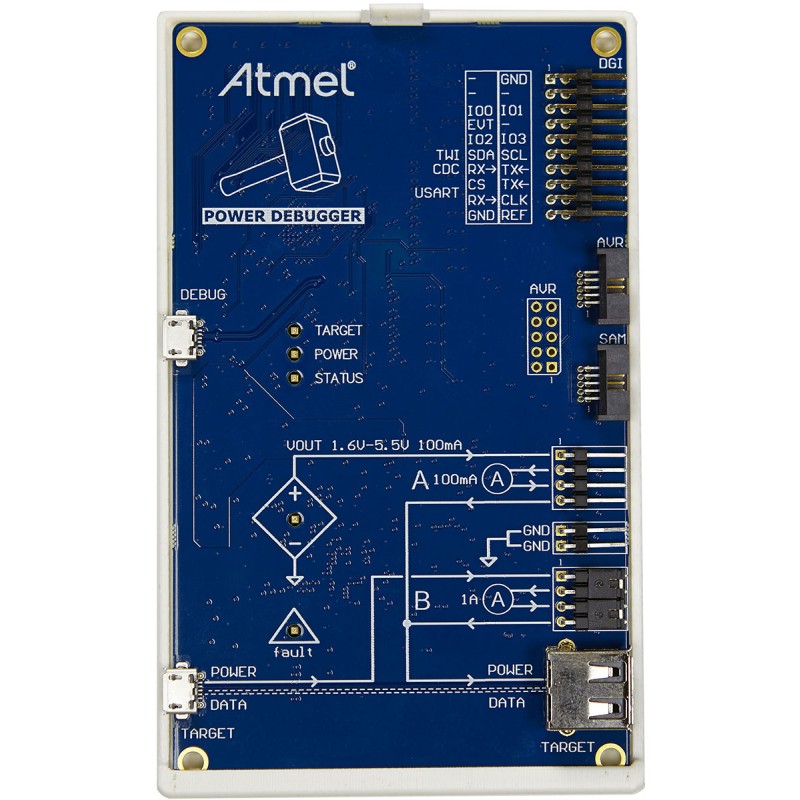 1 pcs - Microchip ATPOWERDEBUGGER for use with Debugging & Programming ARM Cortex-M