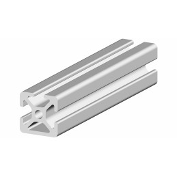 1 pcs - RS PRO Silver Aluminium Profile Strut, 20 x 20 mm, 5mm Groove, 1000mm Length
