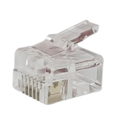 10 pcs : MP64X-1000 - MOD PLUG 6P4C-STRANDED/FLAT ROHS