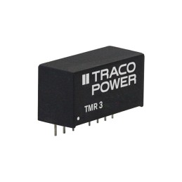 1 pcs - TRACOPOWER TMR 3 DC-DC Converter, 5V dc/ 600mA Output, 4.5 - 9 V dc Input, 3W, Through Hole, +85°C Max Temp
