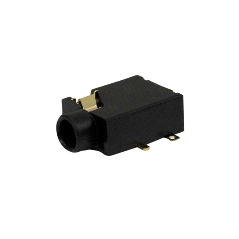 10 pcs : 35RASMT4BHWNTRX - 3.5MM SURFACE MOUNT JACK, STEREO