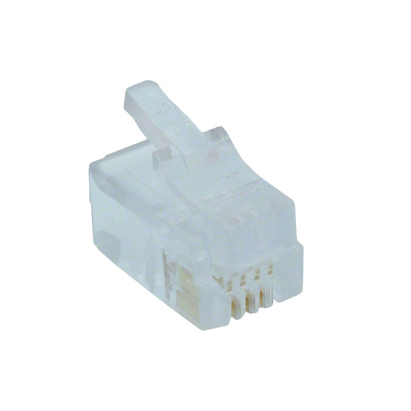 10 pcs : 937-SP-3044 - CONN MOD PLUG 4P4C UNSHIELDED