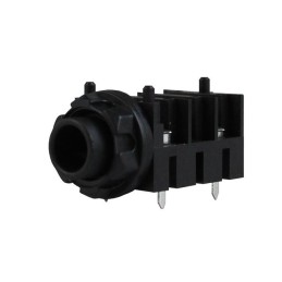 10 pcs : IO-TJ4HH - 4 PIN 1/4' JACK PCB HALF-THREADE