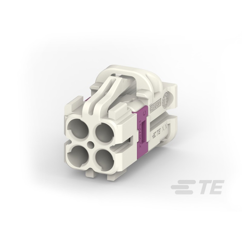 10 pcs : 2298721-2 - 4POS,MATE-AX,SOC HSG ASSY,180DEG