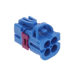 10 pcs : 2298721-3 - 4POS,MATE-AX,SOC HSG ASSY,180DEG