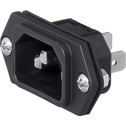 10 pcs : 3-144-634 - 6100-3 CONNECTOR INLET 10A C14