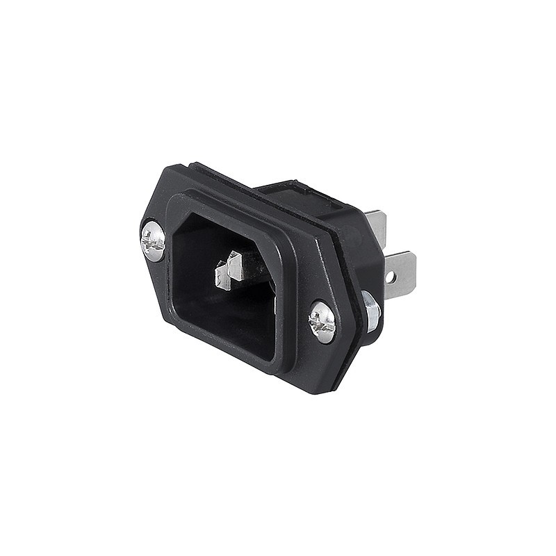 10 pcs : 3-144-634 - 6100-3 CONNECTOR INLET 10A C14