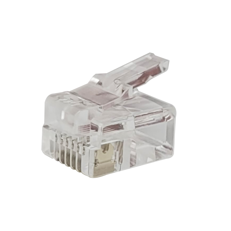 10 pcs : MP66X-1000 - MOD PLUG 6P6C-STRANDED/FLAT ROHS