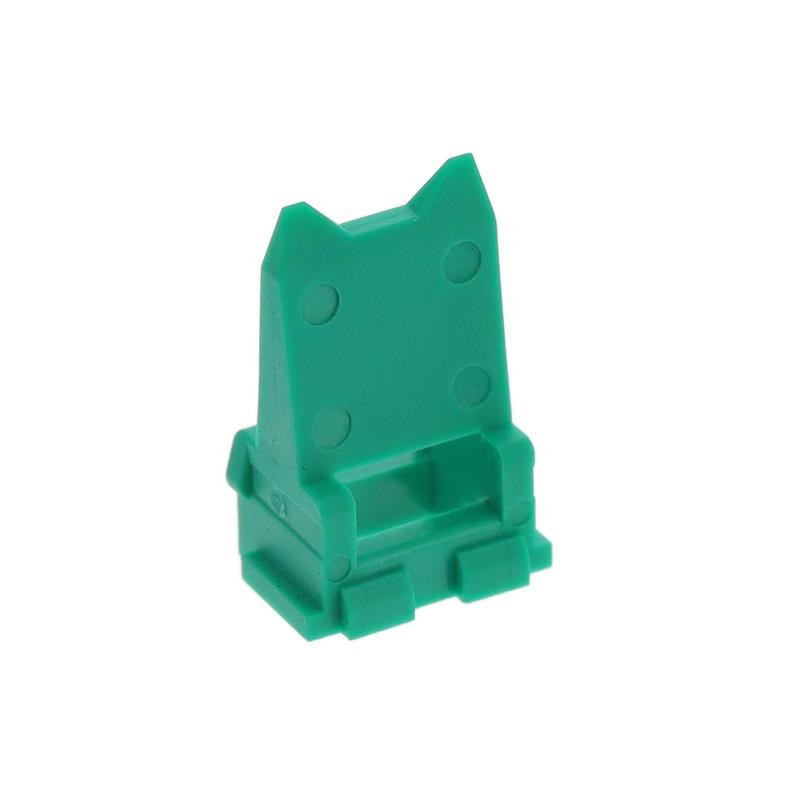 10 pcs : IW4P - WEDGELOCK 4POS RECEP GREEN