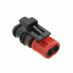 1 pcs : 10-838275-002 - CONN PLUG HSG 2POS