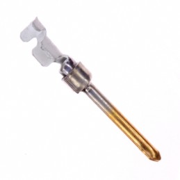 10 pcs : 1658544-1 - CONN PIN 22-26AWG GOLD CRIMP