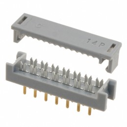 10 pcs : 09181149622 - CONN DIP HDR IDC 14POS VERT