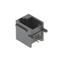 10 pcs : MJ3245-66-0 - 6P6C MOD JACK GREY OFFSET TOP LA