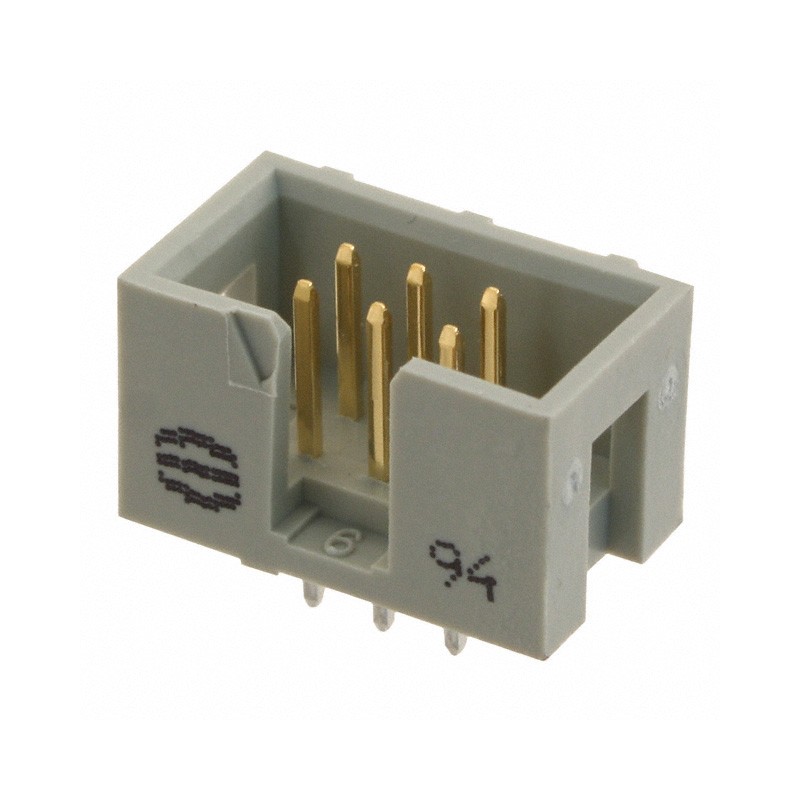 10 pcs : 09185066324 - CONN HEADER VERT 6POS 2.54MM