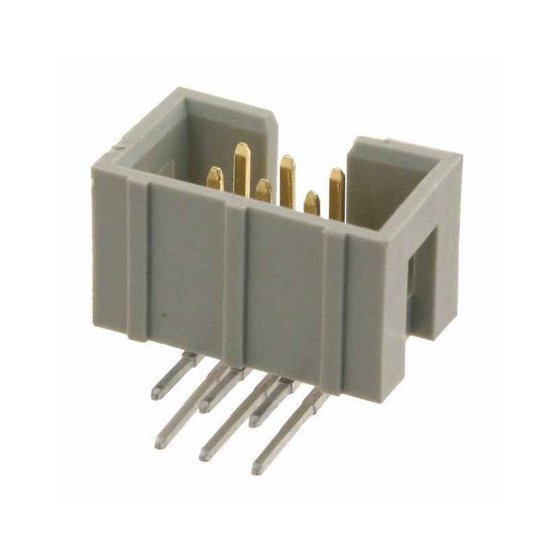 10 pcs : 09185067323 - CONN HEADER R/A 6POS 2.54MM