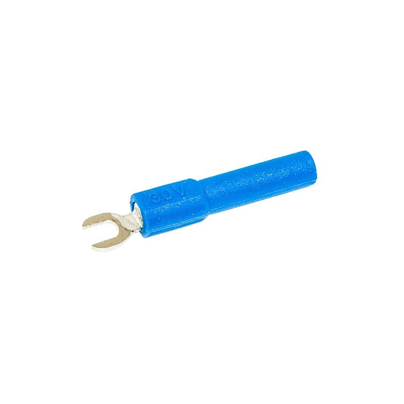 10 pcs : BU-30211-6 - ADAPT SPADE LUG TO BAN JACK BLU