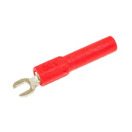 10 pcs : BU-30211A-2 - ADAPT SPADE LUG TO BAN JACK RED