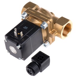 1 pcs - Burkert Solenoid Valve 078725, 2 port(s) , NC, 230 V ac, 1in