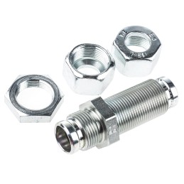 1 pcs - Parker Hydraulic Bulkhead Compression Tube Fitting M22 x 1.5 Made From Chromium Free Zinc Plated Steel