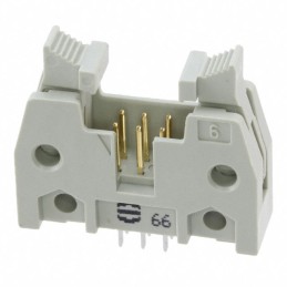 10 pcs : 09185066914 - CONN HEADER VERT 6POS 2.54MM