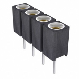 10 pcs : 310-87-104-01-640101 - CONN SOCKET 4POS 0.1 GOLD PCB