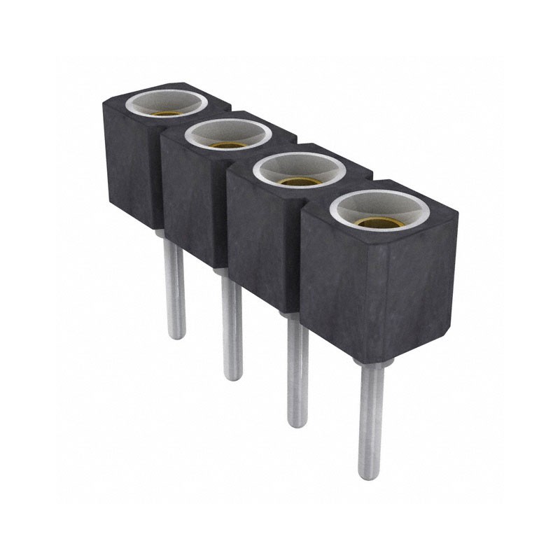 10 pcs : 310-87-104-41-001101 - CONN SOCKET 4POS 0.1 GOLD PCB