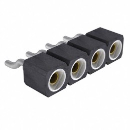 10 pcs : 801-87-004-40-002191 - CONN SOCKET 4P 0.1 GOLD SMD R/A
