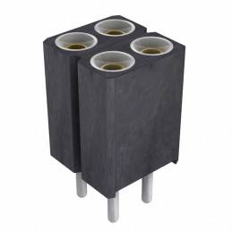 10 pcs : 803-87-004-10-001101 - CONN SOCKET 4POS 0.1 GOLD PCB