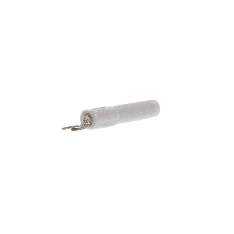 10 pcs : BU-30211A-9 - ADAPT SPADE LUG TO BAN JACK WHT