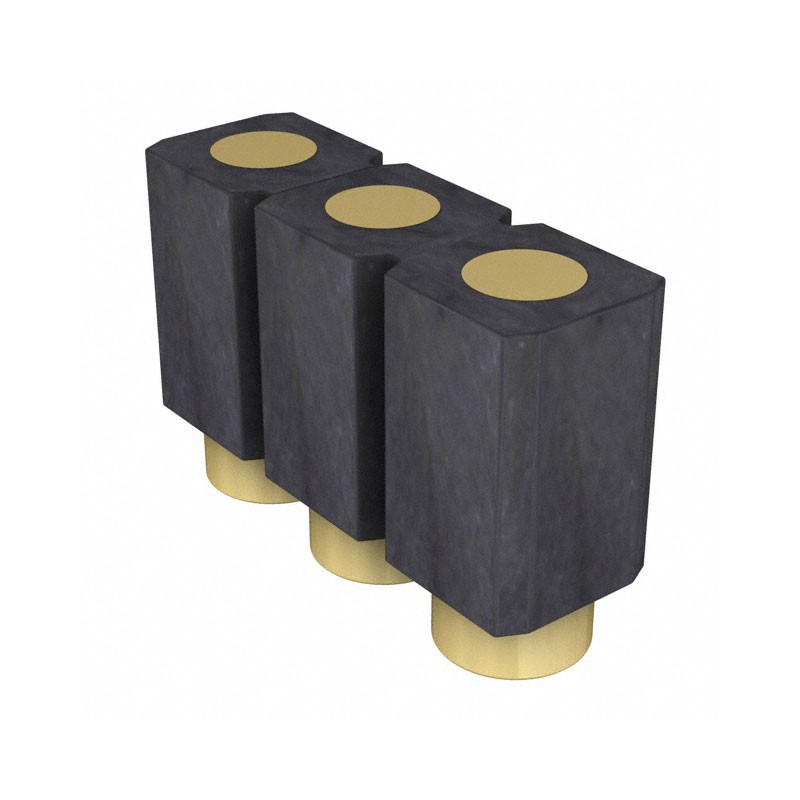 10 pcs : 800-10-003-30-507101 - CONN SPRING TARGET 3POS SMD