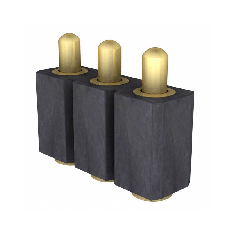 10 pcs : 811-S1-003-30-016101 - CONN SPRING PISTON 3POS SMD