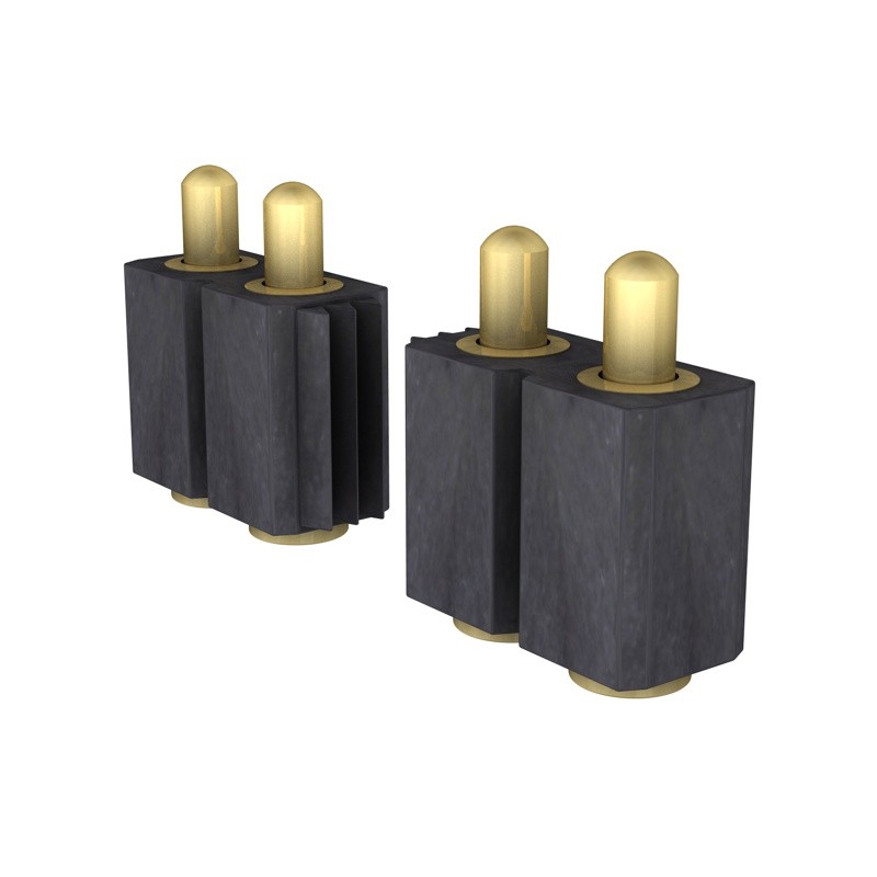 10 pcs : 811-S1-006-30-016101 - CONN SPRING PISTON 6POS SMD