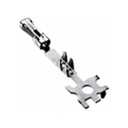 10 pcs : 487406-3 - CONTACT FLAT FLEX SOCKET GOLD