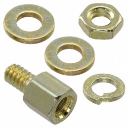 10 pcs : 4750-1 - 3/16 HEX X 3/16 TL X 4-40 THD