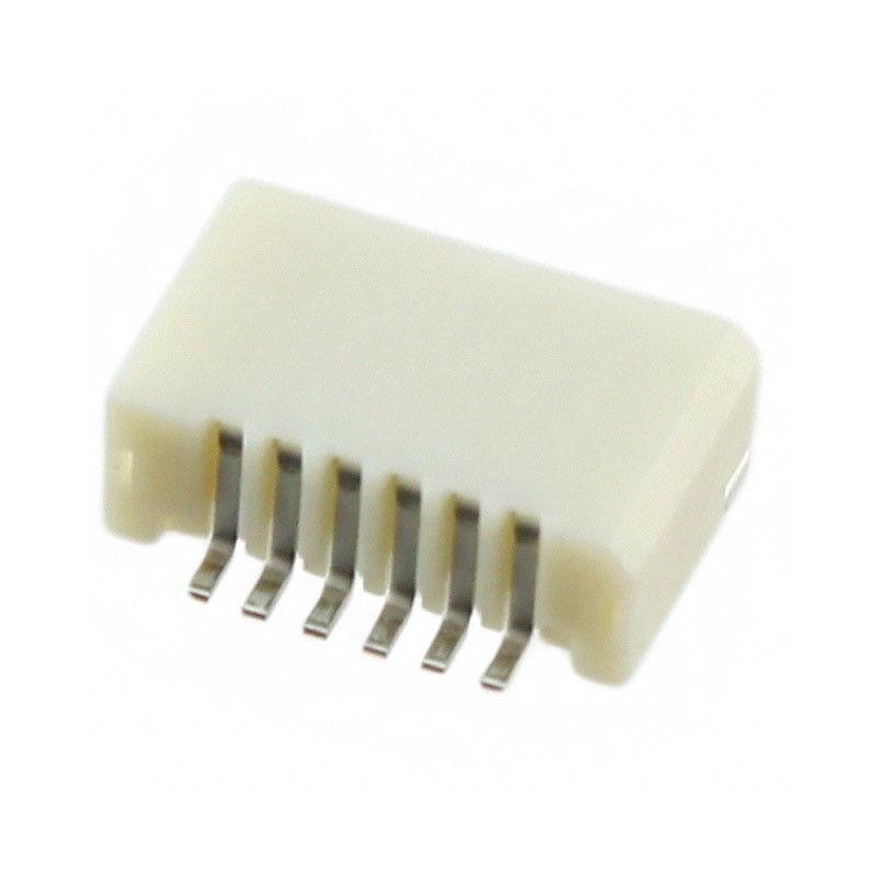 10 pcs : 84981-6 - CONN FFC FPC TOP 6POS 1MM R/A