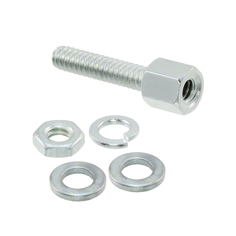 10 pcs : 7244-5 - JACK SCREW HEX 4-40