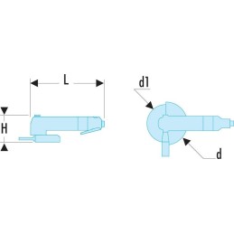 1 pcs - Facom V.472F 12000rpm Angle Grinder