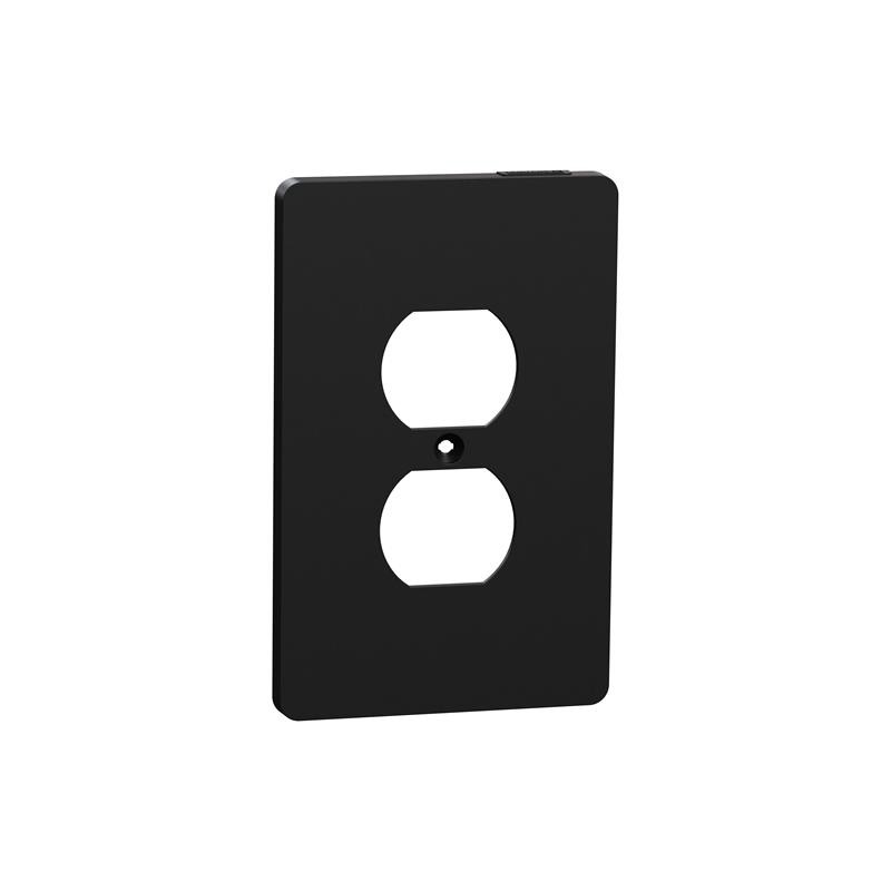 10 pcs : SQWS422011BK - 1 G MID+ DUPLEX OUTLET WALL PLAT