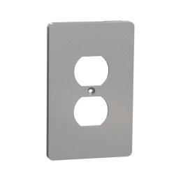 10 pcs : SQWS422011GY - 1 G MID+ DUPLEX OUTLET WALL PLAT