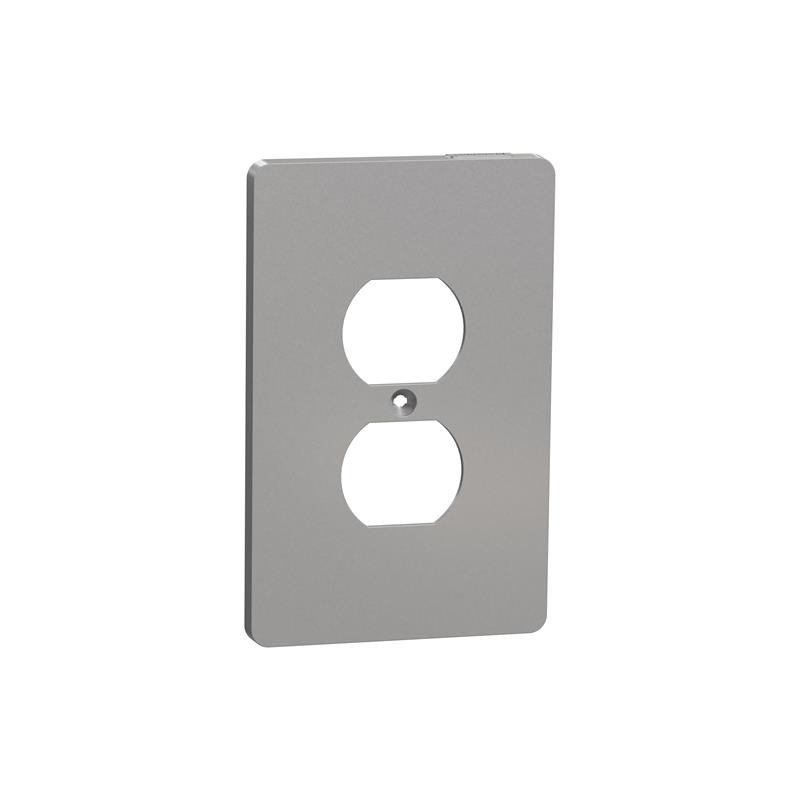10 pcs : SQWS422011GY - 1 G MID+ DUPLEX OUTLET WALL PLAT