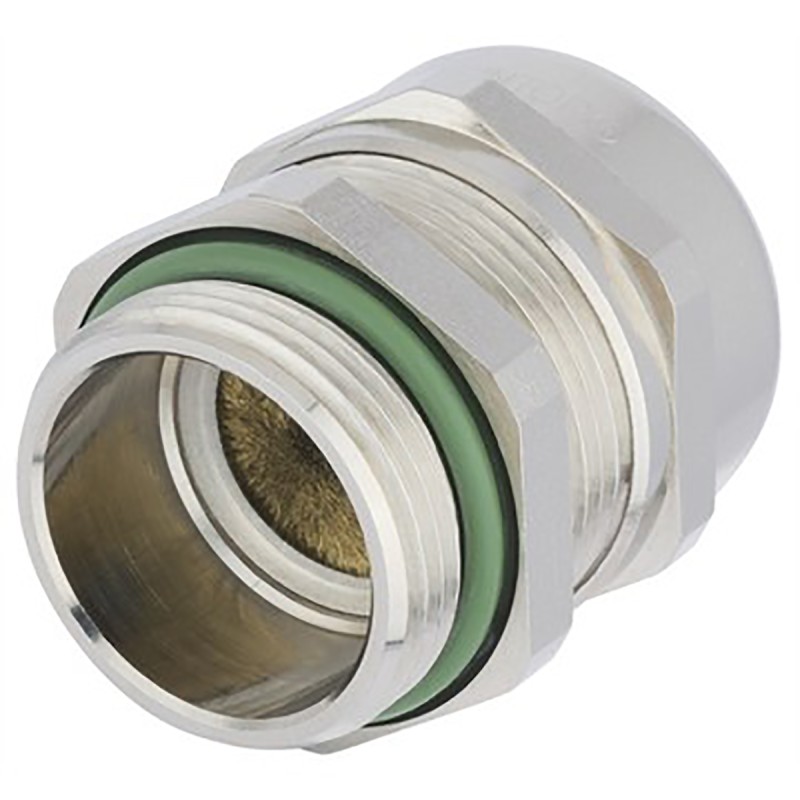 2 pcs - Lapp SKINTOP Series Nickel Plated Brass Cable Gland, M50 Thread, 27mm Min, 35mm Max, IP68