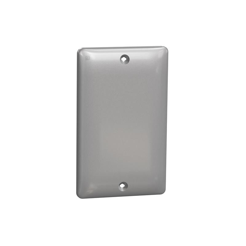 10 pcs : SQWS140001GY - 1 GANG BLANK MATTE WALL PLATE GY