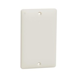 10 pcs : SQWS140001LA - 1 GANG BLANK MATTE WALL PLATE LA