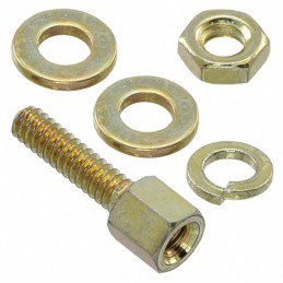 10 pcs : 4750-5 - 3/16 HEX X 7/16 TL X 4-40 THD