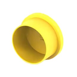 10 pcs : 3-2407269-4 - CAP, CPC, SIZE 17 PLUG, YELLOW