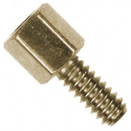 10 pcs : 5207953-2 - CONN SCREW LOCK FEMALE 4-40 ZINC